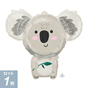 あす楽12時! 【アルミ風船 バルーン】 動物 風船  アニマル コアラ  P-AG LSHP コアラベア P-1枚【メール便OK】