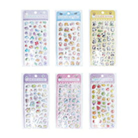 【景品　低価格玩具　配り　おもちゃ　おまけ】ぷくぷくシール シール交換用　12枚