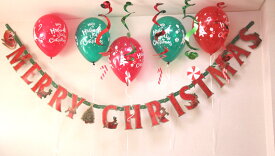 あす楽12時！ [レターバナークリスマス]クリスマスレターバナー　普通サイズ【PG120106】 パーティー レターバナー クリスマス 飾り付け デコレーション