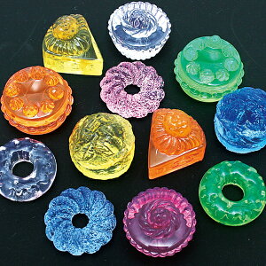 入荷待ち 縁日すくい ジュエルアイス アクリルアイス 蛍光クリア ケーキ 1kg 1袋 KISJI62670