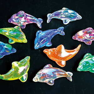 縁日すくい ジュエルアイス アクリルアイス ネオン ドルフィン 1kg 1 KISJI62675