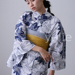 洗える浴衣 浴衣 レディース 大人 2点セット ゆかた 浴衣セット 女性 大人浴衣 花火大会 帯 ストライプ シック 帯締め 選べる11柄 和服 レトロ おしゃれ 可愛い 単品 兵児帯 花柄 睡蓮 金魚 花