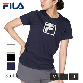 レディース FILA フィラ Tシャツ 半袖 天竺 スポーツ 吸水速乾 日焼け対策 ドライ 軽量 1個までメール便可