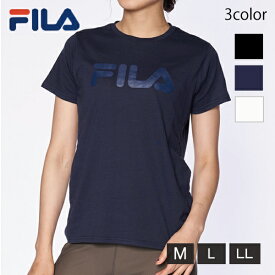 レディース FILA フィラ Tシャツ 半袖 吸水速乾 軽量 スポーツ 日焼け対策 UV遮蔽率90%以上 1個までメール便可