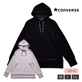 レディース 婦人 パーカー コンバース converse ダンボールパーカー UVケア マルチストレッチ ブラック ベージュ M L LL