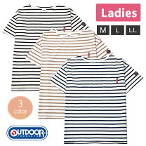 楽天市場】OUTDOOR（柄ボーダー）（Tシャツ・カットソー｜トップス 