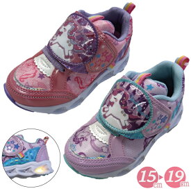 スニーカー ユニコーン 光るスニーカー キッズ 子ども 保育園 幼稚園 入学 入園 新学期 靴 女の子 子供靴 ガールズスニーカー ds4597