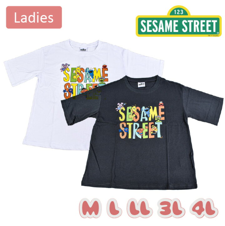 楽天市場】SESAME STREET(セサミストリート) レディース 半袖 Tシャツ 
