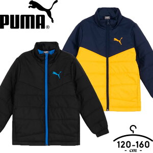 プーマ 中綿ジャケット アウター 秋冬 キッズ ジュニア 男の子 120cm 130cm 140cm 150cm 160cm PUMA ジャケット 子供服 子供用 長袖 ウィンター 防寒 通学 小学校 小学生 幼稚園