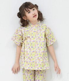 甚平 女の子 男の子 子供 キッズ ブランド 綿100％ 80cm 90cm 100cm 110cm 120cm 日本製 おしゃれ 子供服 和柄 ベビー じんべい こども 上下セット セパレート 夏祭り ポッケポッシュ メール便送料無料