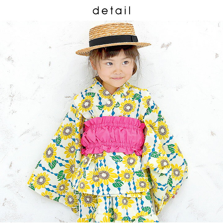 楽天市場 浴衣 子供 女の子 セット セパレート 80cm 90 95 100 110 1 130cm レトロ キッズ ベビー 簡単 着付けセット 浴衣 サンドレス 3点セット 作り帯 子ども ホワイト白 レッド赤 ネイビー紺 イエロー黄色 ツバキ椿 さくらんぼチェリー ひまわりヒマワリ Party