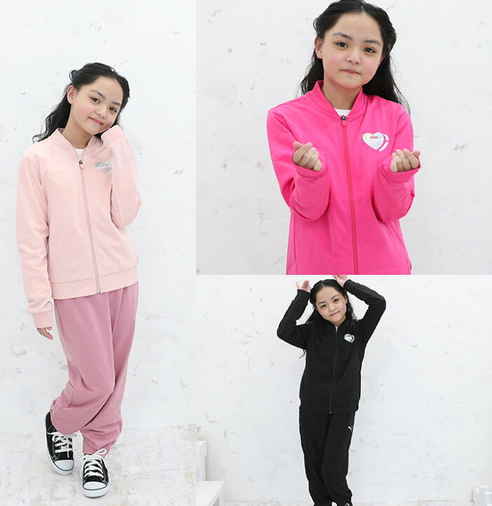 楽天市場 プーマ ジャージ 上下セット ジュニア キッズ 女の子 1cm 130cm 140cm 150cm 160cm トレーニング スポーツ ウェア ブラック ピンク 小学校 運動 女子 ブランド ダンス ジャージ 上下セット ジャージ おしゃれ かわいい Puma Party Palette 楽天市場 プーマ ジャージ 上下セット ジュニア キッズ 女の子 1cm 130cm 140cm 150cm 160cm トレーニング スポーツ ウェア ブラック ピンク 小学校 運動 女子 ブランド ダンス ジャージ 上下セット ジャージ おしゃれ かわいい Puma Party Palette
