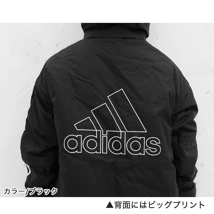 楽天市場 アディダス ベンチコート ジュニア キッズ 女の子 男の子 110 1 130 140 150 160 170cm 子供服 アウター ボア付き 中綿ロングコート ロング丈 Adidas 子供用 アウター スポーツ観戦 春秋冬 キャンプ 通学 部活動 ブラック 防寒 Party Palette