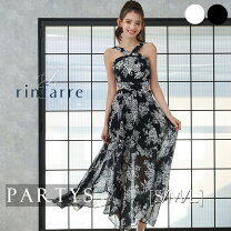 楽天市場】ホルターネック 花柄 シフォン ロングの通販