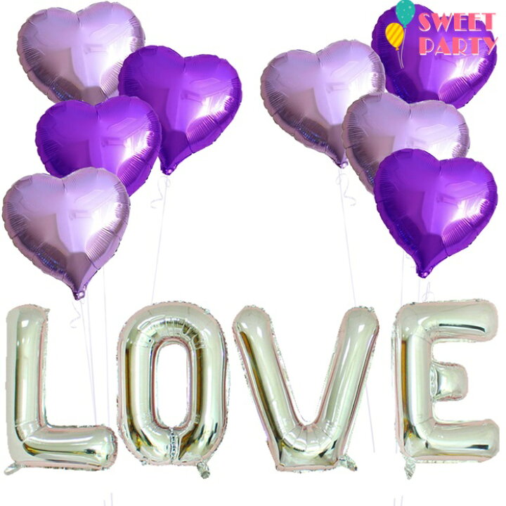 楽天市場】【空気入れ付 大きい LOVE＋予備1ｾｯﾄ ハート バルーン 