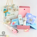 【あす楽 14時〆 土日も出荷】 PAUL & JOE BEAUTE(ポール ＆ ジョー ボーテ) 【パリジェンヌ ギフトセット D】ハンドタオル ＋ ハンドクリーム ＋ ソープフラワーブーケ (ラッピング済)【季節のソープフラワーブーケ】