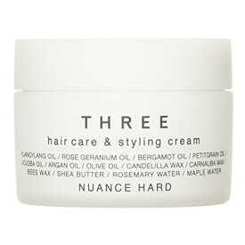 THREE ヘアケア＆スタイリング クリーム　【THREEショップバッグ付】