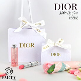 Dior(ディオール) 【ギフトセット】 ディオール アディクト リップ グロウ 　＃001【DIORオリジナルラッピング＋ショップバッグ付】