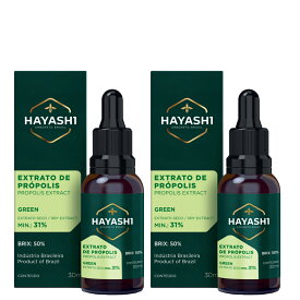 【あす楽 14時〆 土日も出荷】 HAYASHI(林) プロポリスエキス エクストラ 30ml 2本セット 抗菌 天然の抗菌物質 免疫 グリーンプロポリス エキス 液体 サプリメント サプリ ブラジル産 高品質 高濃度 健康食品 喉 免活