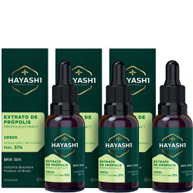 【あす楽 14時〆 土日も出荷】 HAYASHI(林) プロポリスエキス エクストラ 30ml 3本セット 抗菌 天然の抗菌物質 免疫 グリーンプロポリス エキス 液体 サプリメント サプリ ブラジル産 高品質 高濃度 健康食品 喉 免活