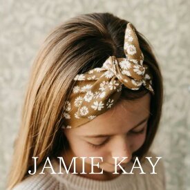 JAMIE KAY 「Organic Cotton Headband - Daisy Floral」 子供服 3ヶ月 4ヶ月 5ヶ月 6ヶ月 1歳 女の子 男の子 リボン 海外子供服