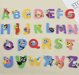 ちょっと大きめアルファベットワッペン アルファベットアップリケ イニシャルワッペン 文字アイロンワッペン