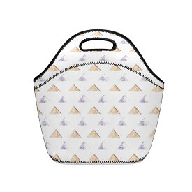 【直送品 同梱不可品】 mountain オレンジ&パープル(ランチバッグ) ランチバッグ ユニセックス バッグ 全て パープル 紫 シンプル オレンジ 自然 おしゃれ 山 紫色 松浦はれ 【受注作成品