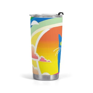 yi siz Rainbow Sunrise Cat ? LƖ̒Ă(^u[) ^u[ jZbNX ANZT[  L ˂ Mtg 蕨  C{[ ig leojiro24 y󒍍쐬i