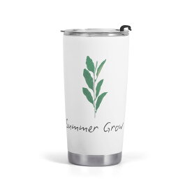 【直送品 同梱不可品】 Summer Grow(タンブラー) タンブラー ユニセックス アクセサリー 全て アート かわいい イラスト 植物 緑 爽やか 夏 モダン レトロポップ Smmer tokomoro