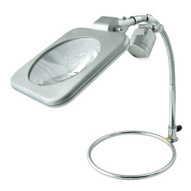 大感謝価格 スタンド式レンズ LEDライト付き RX-220K-LED （直送品。代引不可・同梱不可・返品キャンセル・割引不可）ホビー 手元 作業 生活雑貨 便利 アイテム スタンド式レンズ LEDライト付き RX-220K-LED送料無料