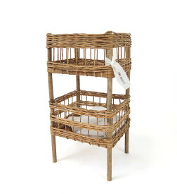 【直送品】2段バスケット THE AROROG アラログ 90910041 W340×D290×H620mm Creer 2024 NEW ITEM CATALOGUE 20【ヘルシ価格】インテリア 家具 収納家具 バスケット ラック