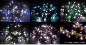 �労�Ӊ��i LED-PL-100-10M-100V-MIX(W/G) �z���C�g&�O���[�� �������� �����i�B����E�E�����E�ԕi�E�L�����Z���E�����s�� �a5mm�g�U�^LED�E���h�H�d�l(�����E���O�d�l)