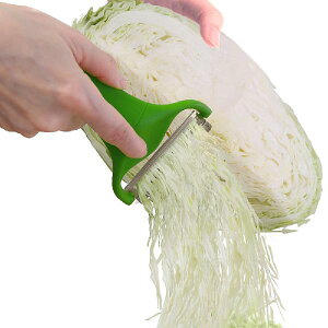 キャベツピーラー ののじ NONOJI キャベピィMAX ダークグリーン CBP-04G【ヘルシ価格】 キッチン用品 ピーラー キャベツ スライス 野菜 千切り 特許取得 二枚刃 本格刃 ステンレス ふわふわ 簡単