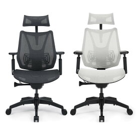 ラシカル GrowSpica グロウスピカ Lite ブラック/ホワイト 【北海道沖縄離島不可】【ヘルシ価格】グロウスピカ ライト デスクチェア ワークチェア オフィスチェア ゲーミングチェア 姿勢を保つ