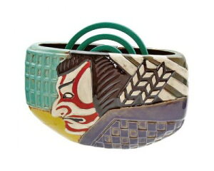 浮世DECO 蚊遣り 縦型 浮世歌舞伎 400859401インテリア 置物 蚊取り線香入れ 造花入れ 部屋飾り