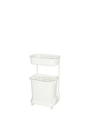 【直送品】レクエア ランドリーバスケット 2段 ホワイト 0328106 2022 STAGE GIFT CATALOG 229シリーズ 母の日【ヘルシ価格】 インテリア 収納 ランドリーバスケット 2段 日本製