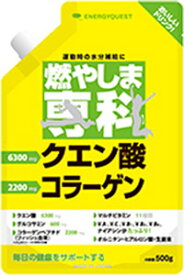 燃やしま専科 500g クエン酸 食用 国産【楽天倉庫直送h】クエン酸 コラーゲン 粉末サプリメント 健康食品