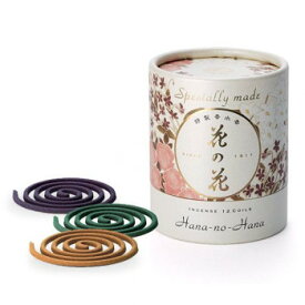 日本香堂 特製花の花 三種入 うず巻12巻入 30004【お寄せ品、返品キャンセル不可。欠品終売時連絡あり】