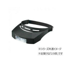エッシェンバッハ　ラボ・ヘッド　頭に被るヘッドバンドタイプの作業用ルーペ　(2.5倍)　1648-25【お寄せ品、返品キャンセル不可。欠品終売時連絡あり】