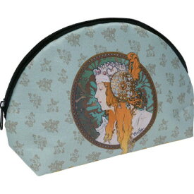 【メール便】 ユーパワー 名画マルチポーチ ミュシャ「ブロンド」 AU-00812【お寄せ品、返品キャンセル不可。欠品終売時連絡あり】