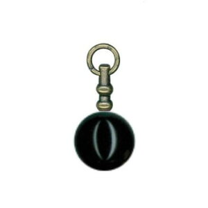 【メール便】 INAZUMA イナズマ 約18mm玉付きファスナー飾り 1個入 26 黒 AK-87-18【お寄せ品、返品キャンセル不可。欠品終売時連絡あり】