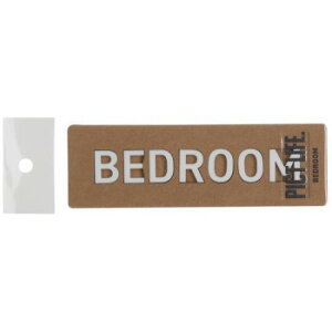 【メール便】 ハイロジック 24794 表札 プレート PICT LIFE. BEDROOM 白 1枚入【お寄せ品、返品キャンセル不可。欠品終売時連絡あり】