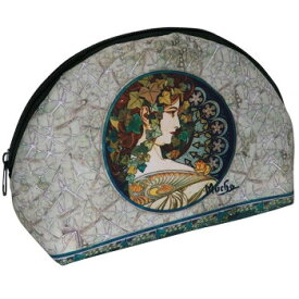 【メール便】 ユーパワー 名画マルチポーチ ミュシャ「蔦」 AU-00803【お寄せ品、返品キャンセル不可。欠品終売時連絡あり】