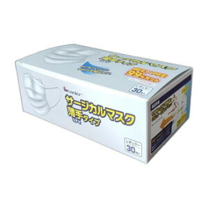 リーダー サージカルマスク レギュラー 薄手タイプ 30枚入 772322【お寄せ品、返品キャンセル不可。欠品終売時連絡あり】