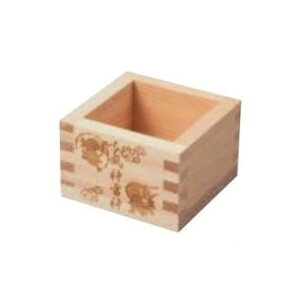丸十 和柄一合桝 風神・雷神 6K44-2【お寄せ品、返品キャンセル不可。欠品終売時連絡あり】