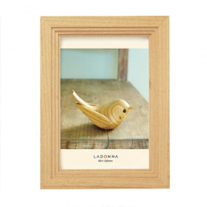 ラドンナ フォトフレーム 写真立て AVANTI ウッドフォトフレーム ナチュラル Lサイズ DF43-L-NT【お寄せ品、返品キャンセル不可。欠品終売時連絡あり】