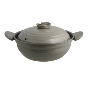 宴和 アルミIH対応土鍋風卓上鍋 22cm【お寄せ品、返品キャンセル不可。欠品終売時連絡あり】