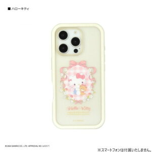 サンリオキャラクターズ iPhone16 Pro 対応 プランプフレームケース ハローキティ SANG-452KT【お寄せ品、返品キャンセル不可。欠品終売時連絡あり】