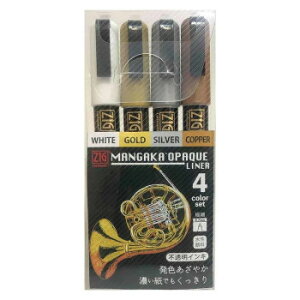 �y���[���ցz ���| ZIG Cartoonist MANGAKA OPAQUE LINER 4V CNMOL/4V�y���񂹕i�A�ԕi�L�����Z���s�B���i�I�����A������z