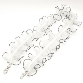 【直送品】Rename フリルファー 携帯 スマホ ショルダーストラップ ホワイト RSN24023【お寄せ品、返品キャンセル不可。欠品終売時連絡あり】